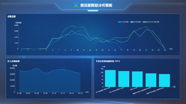 泰安惠万家数据大屏
